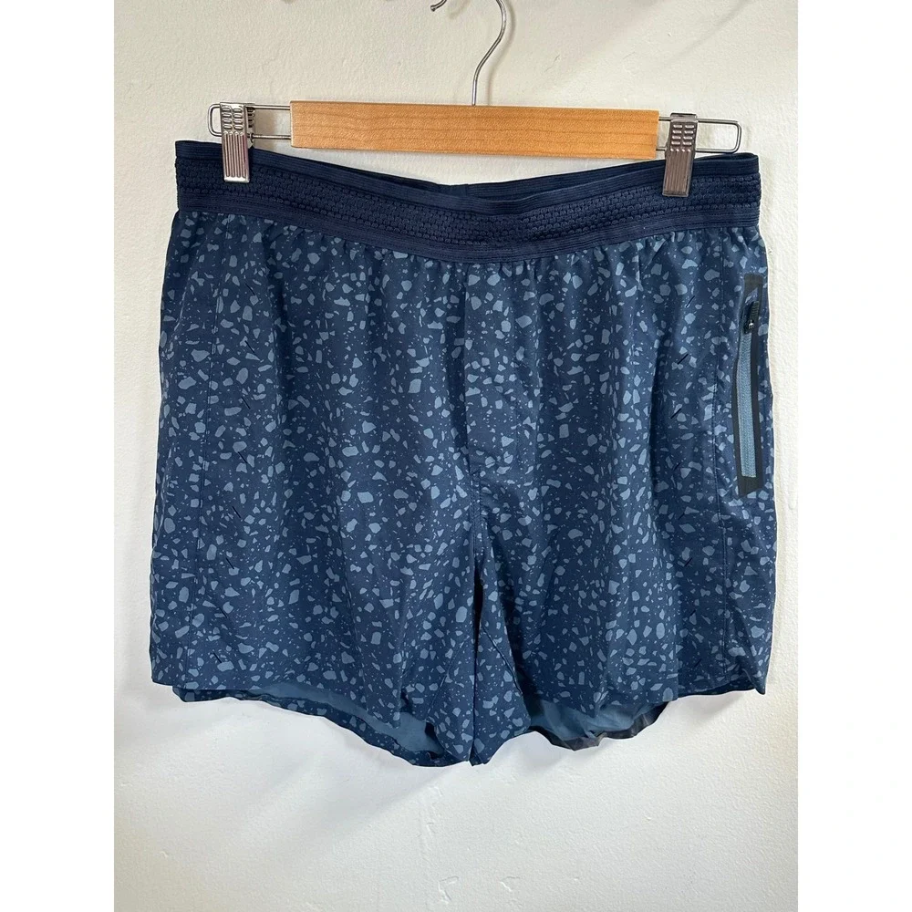 Ten Thousand Session Short Size Medium Blue Print Running Workout Training Gym